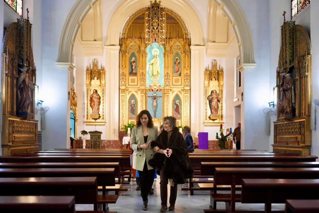 Isabel Díaz Ayuso en el Convento