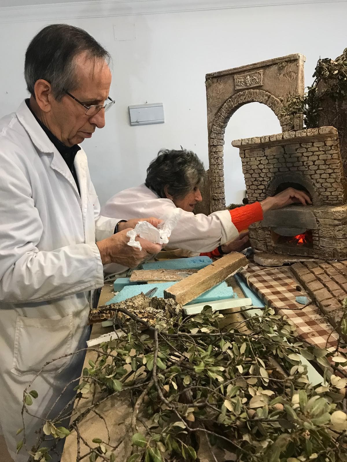 Últimos preparativos para mañana