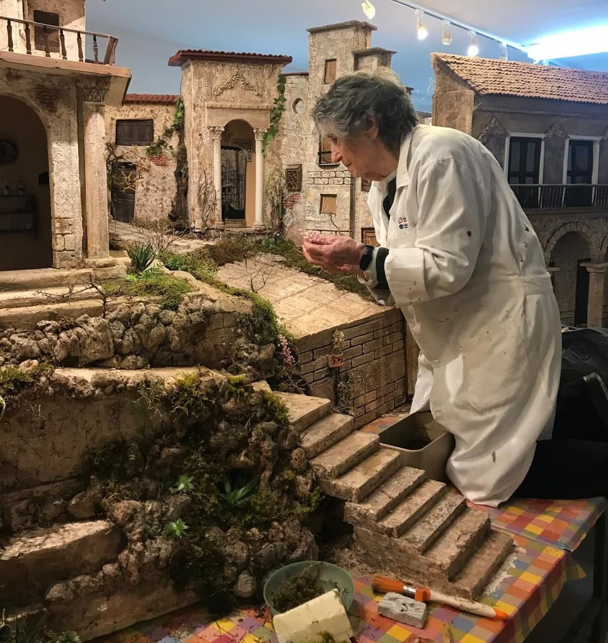 Preparación del belén