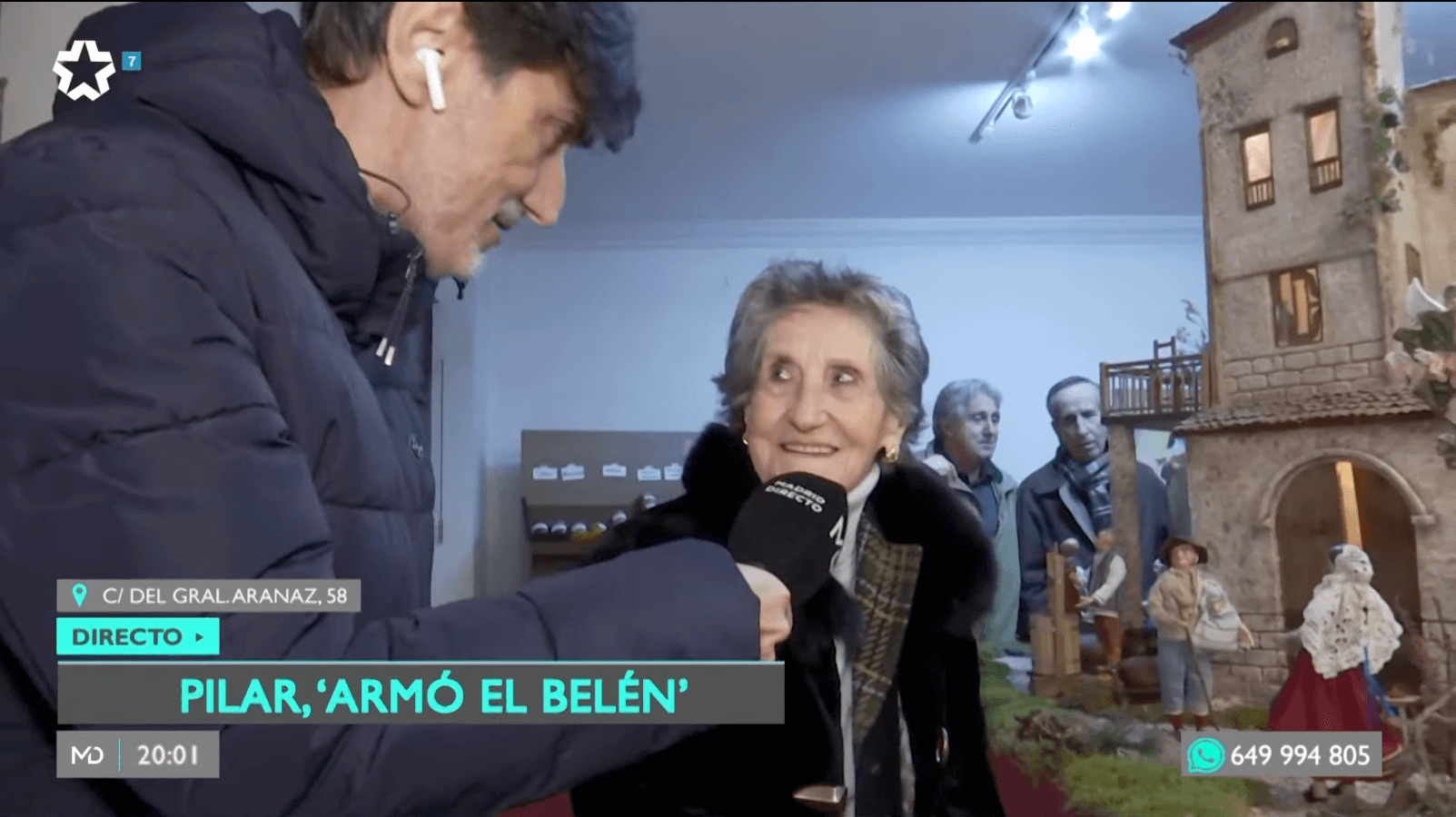 Los Medios Visitan el Belén Napolitano