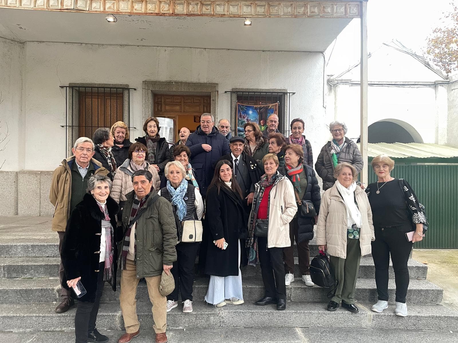 Grupos organizados visitando el Belén Napolitano