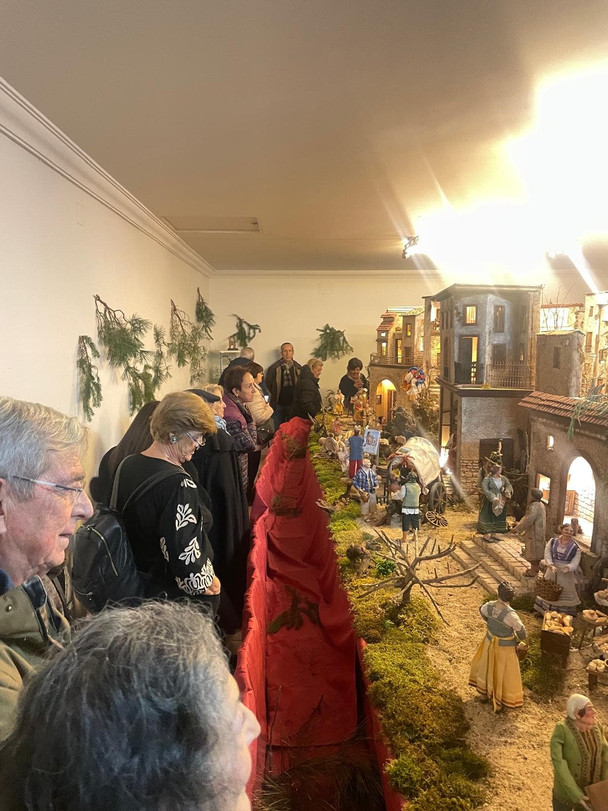 Visitantes en el Convento de las Carmelitas