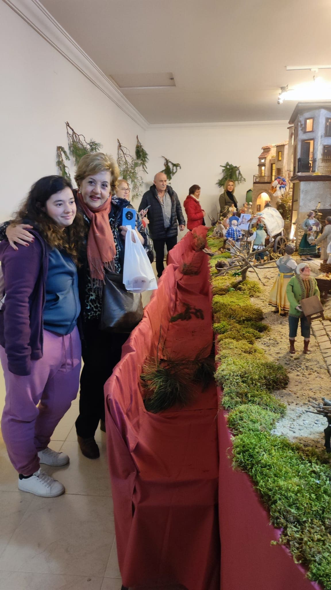 Visitantes en el Convento de las Carmelitas