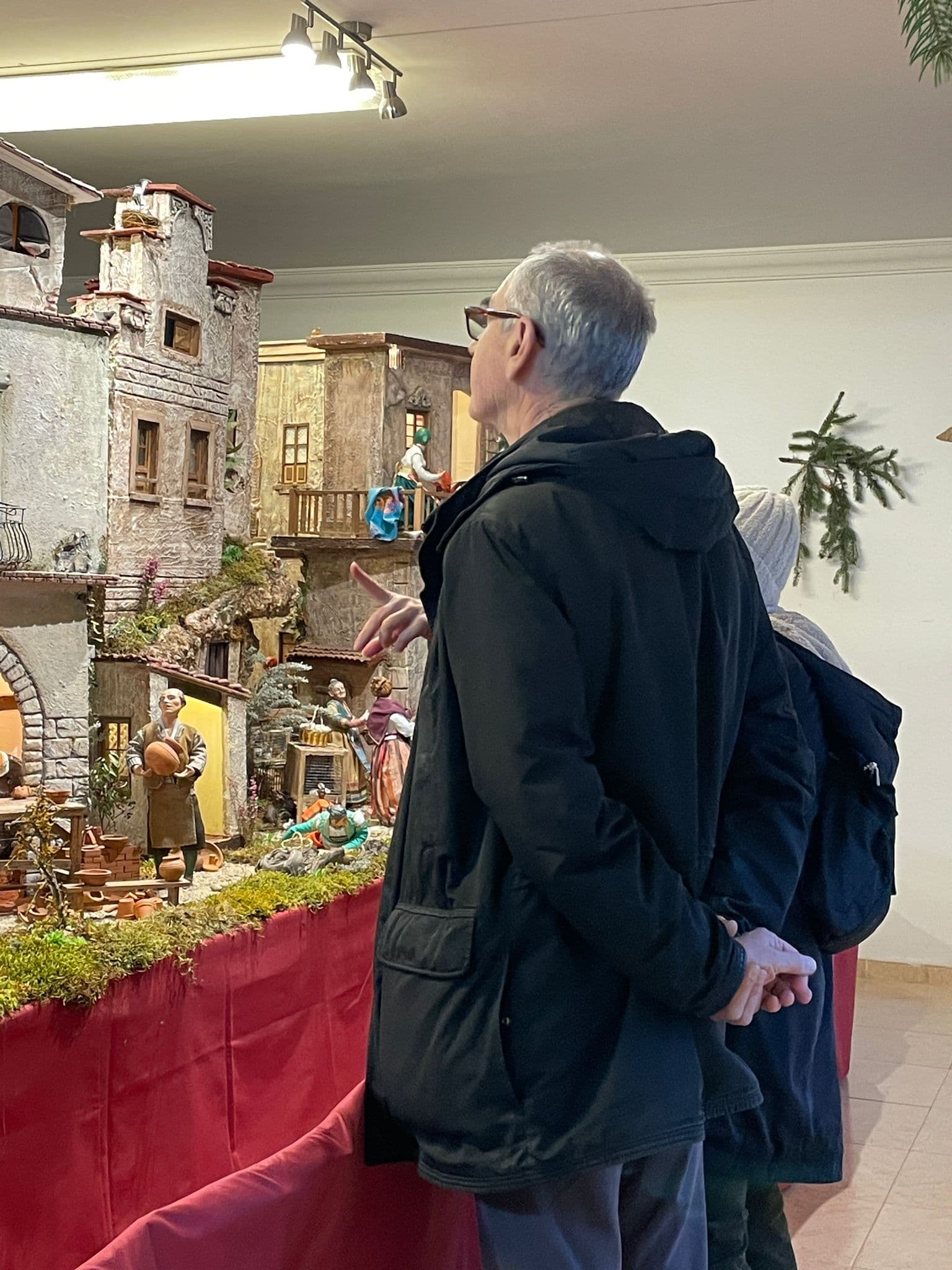 Público disfrutando del belén