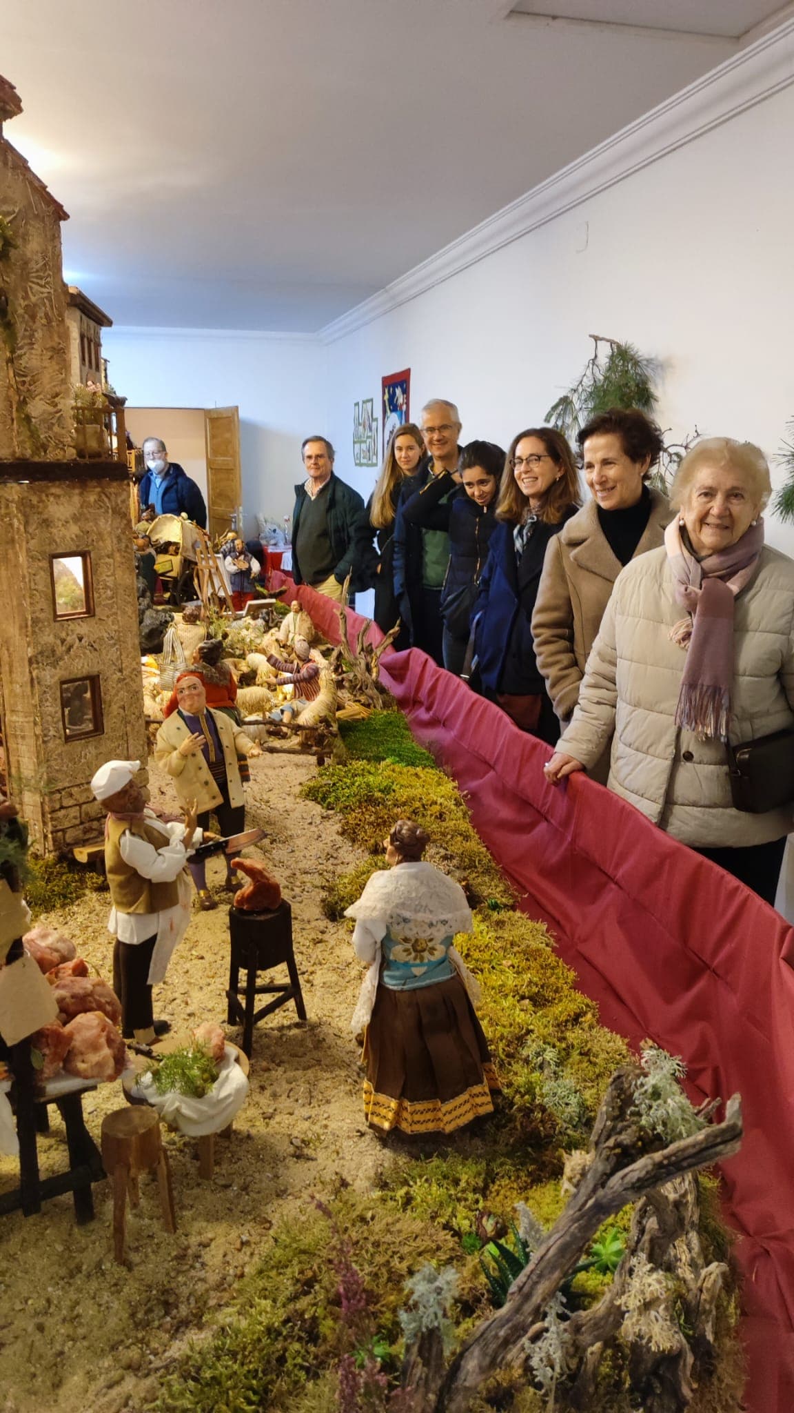 Visitantes en el Convento de las Carmelitas