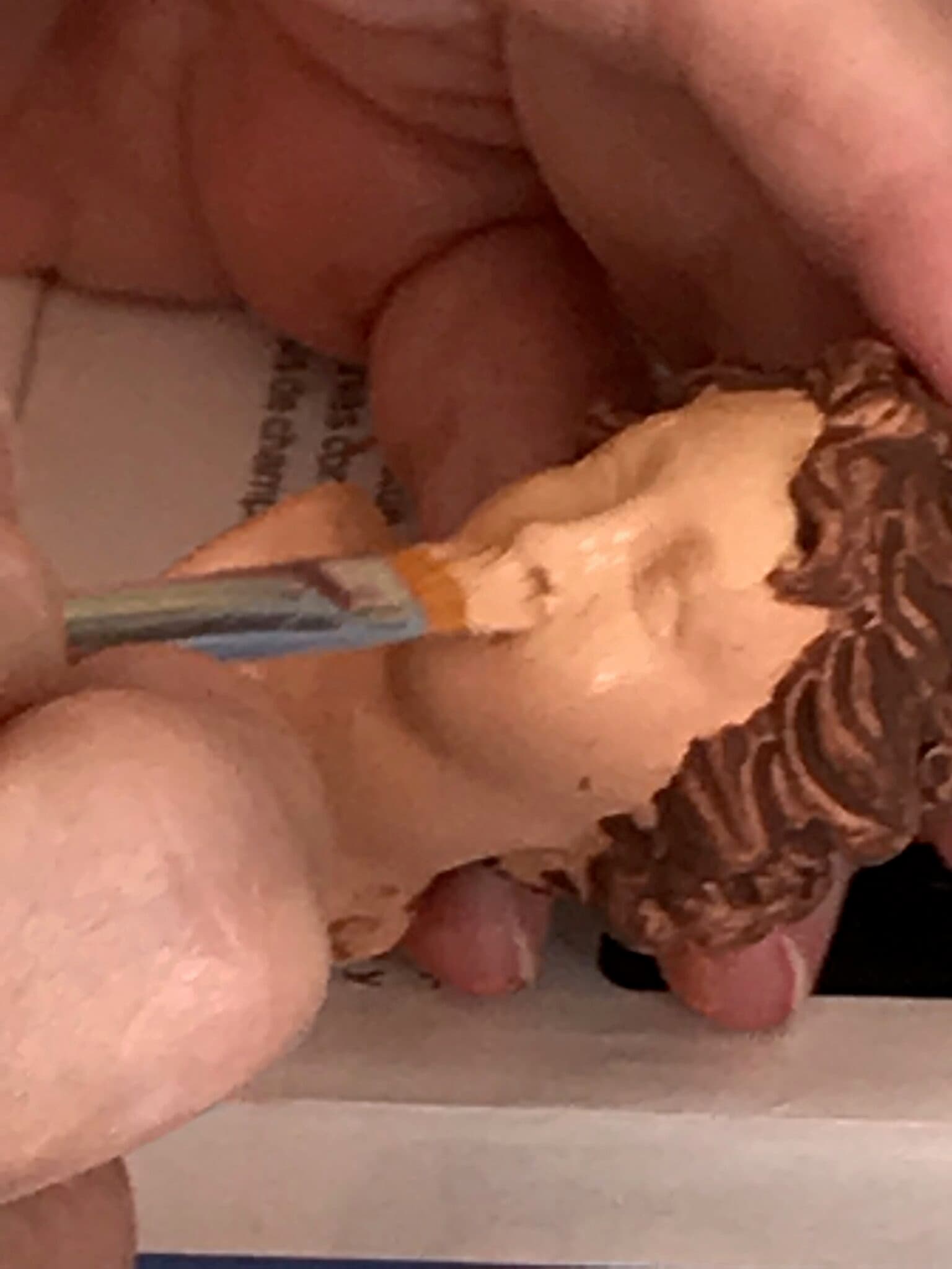 Detalle pintura facial